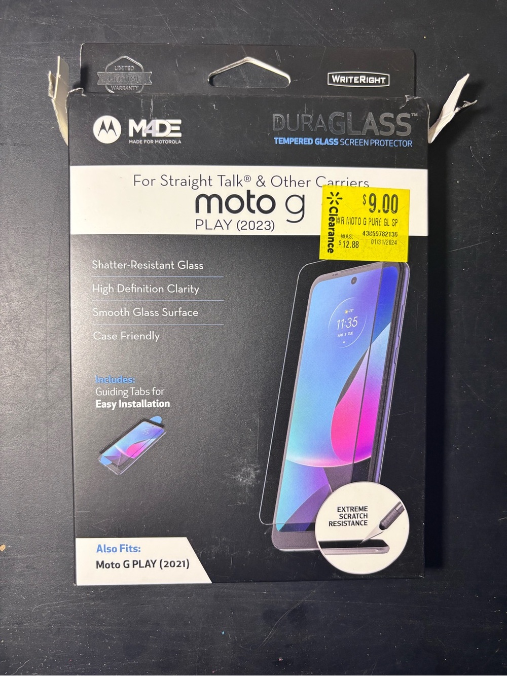 Motorola Moto G Play (2023) Clear Tempered Glass Screen Protector